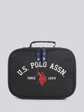U.S. Polo Assn black signature arch print lunchbag, imported from the UK