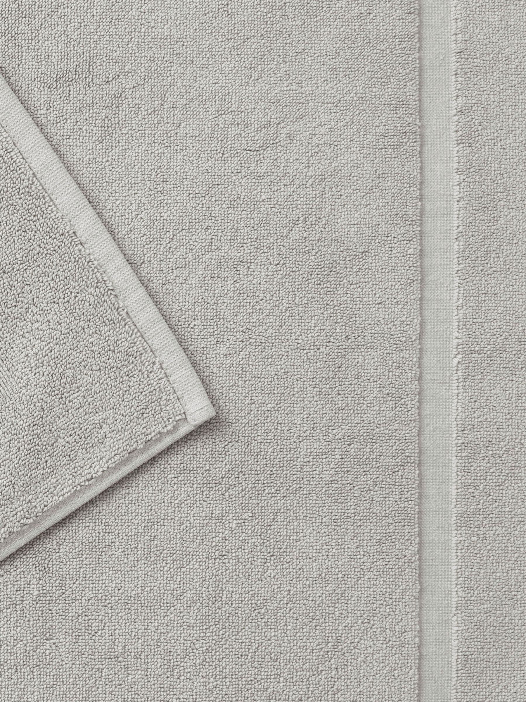 Christy Dove Grey Renaissance bath mat 52cm x 90cm, imported from the UK