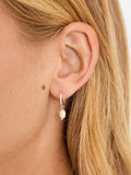 Accessorize sterling silver pearl hoop earrings - British product