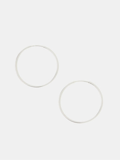 Next Accessorize Sterling Silver Large Hoop Earrings- Buy online at McGrocer