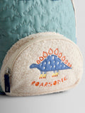 JoJo Maman Bébé green dino quilted backpack, imported from the UK