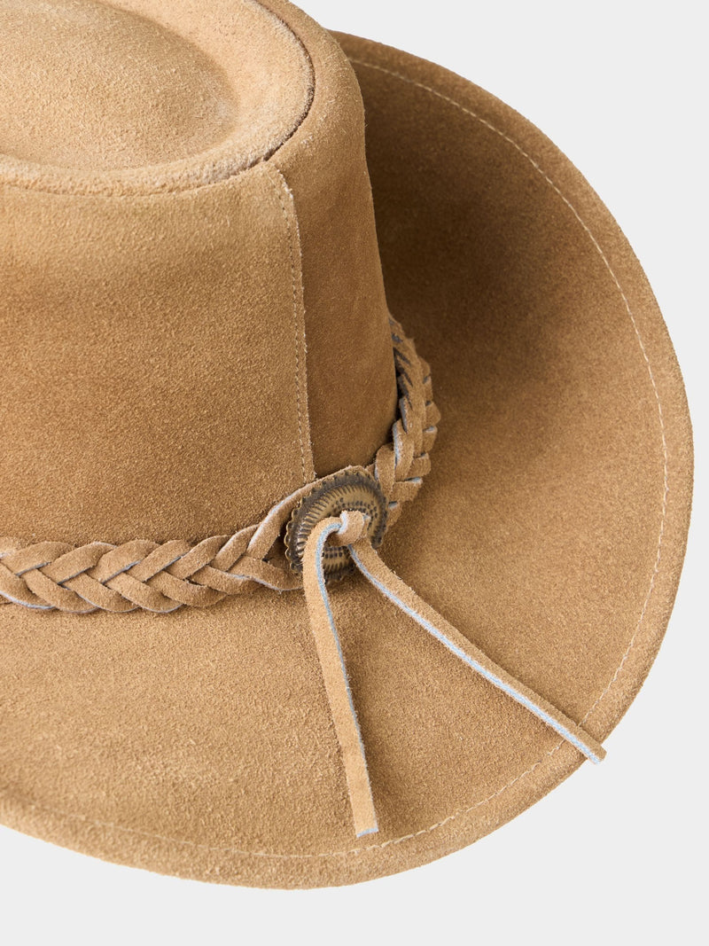 Joe Browns natural boho hat with plaited brim - British product