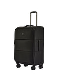 Antler black soft stripe suitcase 71cm (British brand)