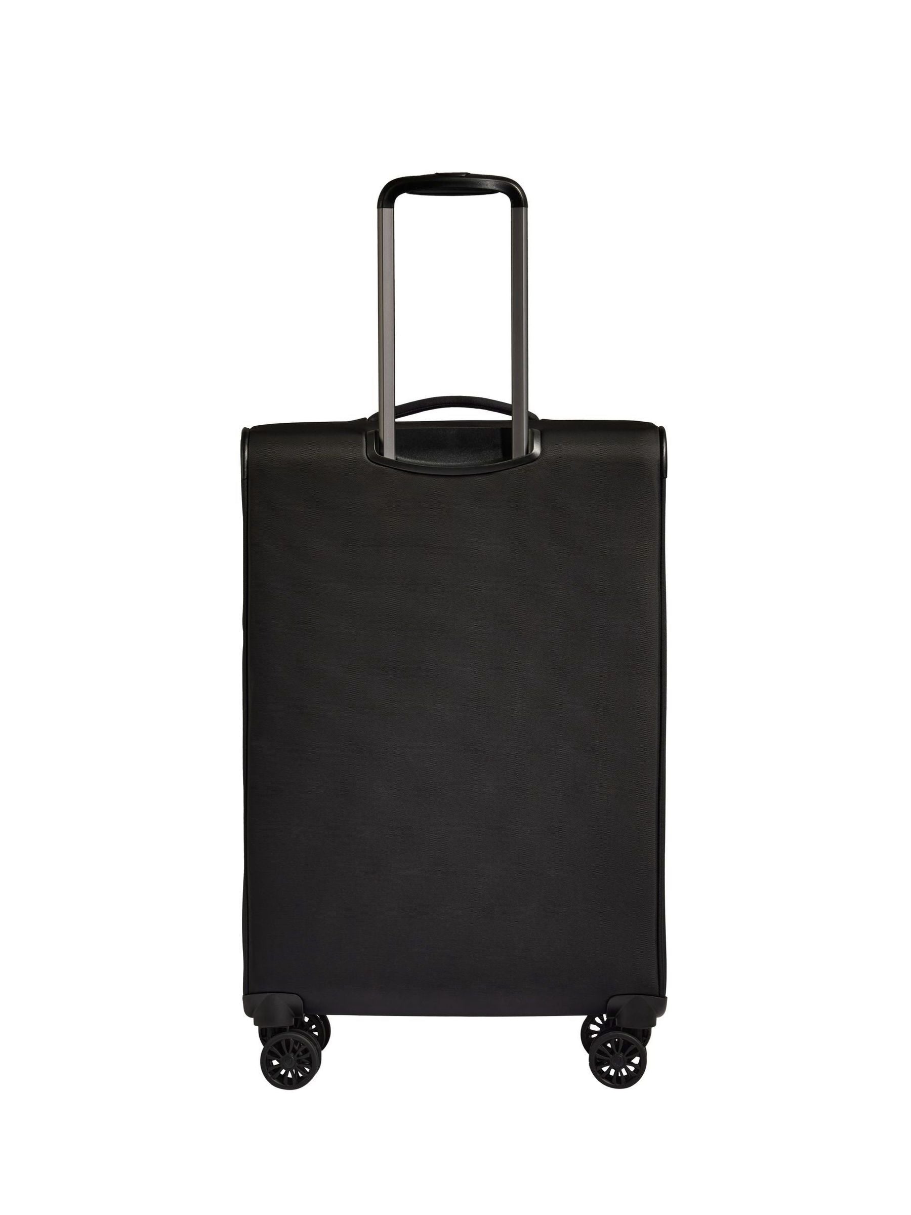 Antler black soft stripe suitcase 71cm (British brand)