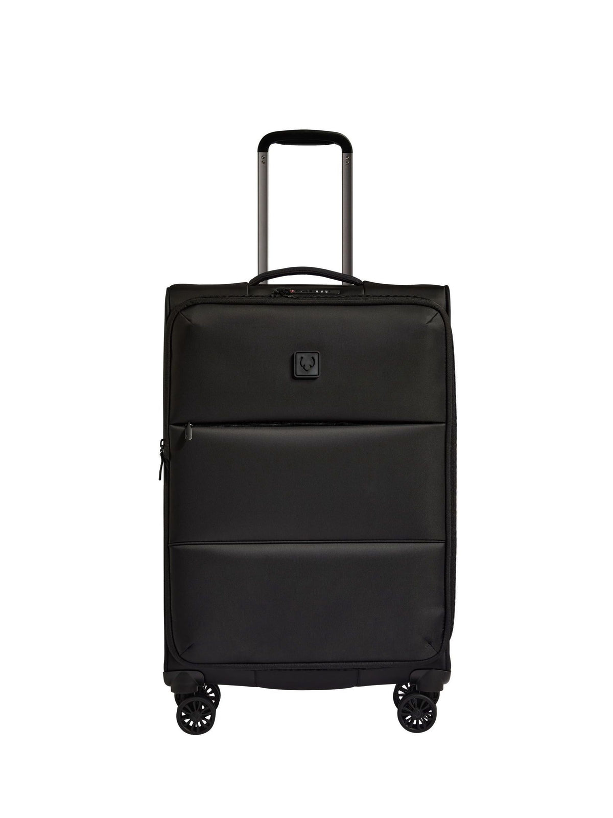 Antler black soft stripe suitcase 71cm (British brand)