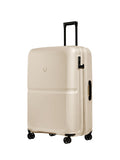 Antler large hardside suitcase cream single stripe, imported from the UK