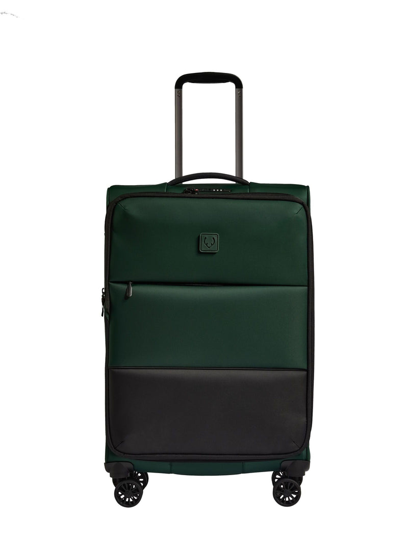 Antler green soft stripe luggage, UK version
