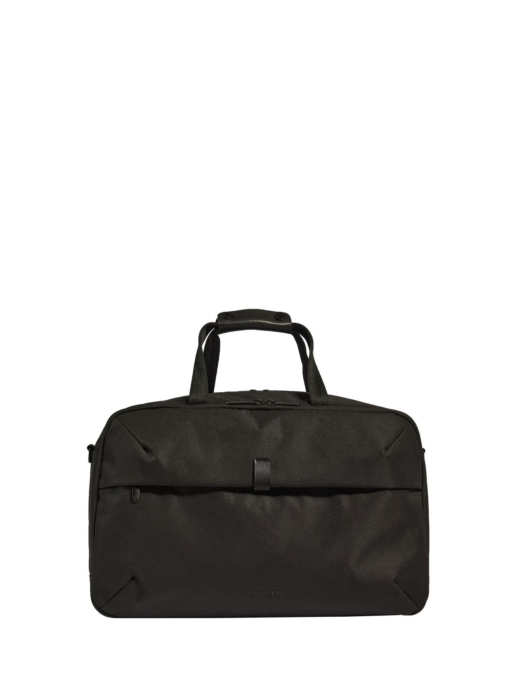 Antler Black Urban Light Overnight Bag polyester carry-on, UK version