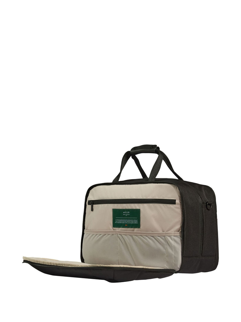 Antler Black Urban Light Overnight Bag polyester carry-on, UK version