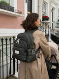 Avery Row Soft Black Changing Backpack