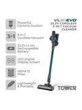 Tower Emerald VL30 EVO cordless vacuum, imported from the UK