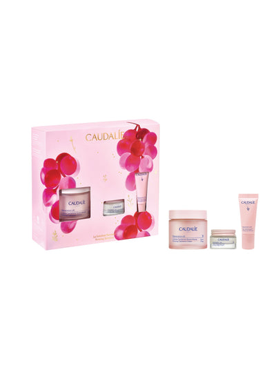 Caudalie Oppstrammende Løsning Gavesett Ansiktskrem Nattkrem Øyekrem 70ml