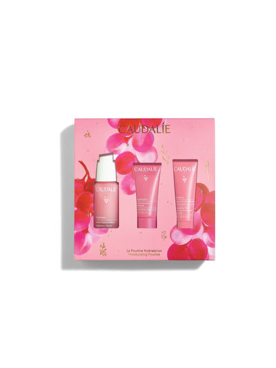 Caudalie Fukt Edit hudpleiegavesett med gelrens, serum, maske 75ml