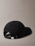 Calvin Klein black embroidered monogram logo baseball cap, UK version
