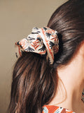 Marrakesh scene oversized scrunchie, imported from the UK