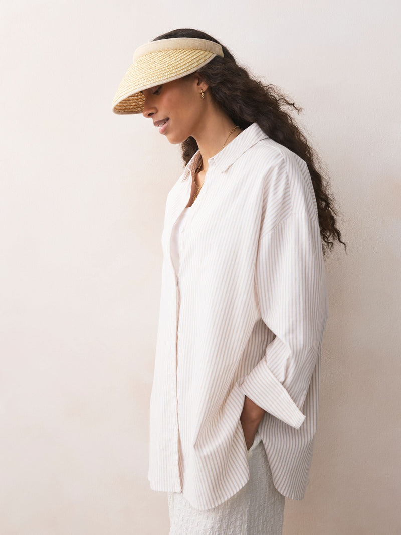 Natural Straw Visor