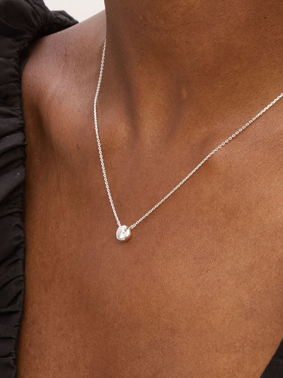 Next Simply Silver 925 Sterling Silver Polished Besel Pendant- Buy online at McGrocer
