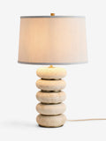 Natural Henlow table lamp 56cm, imported from the UK