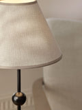 Staverton cordless table lamp black fabric shade, UK version