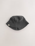 Baby bucket hats grey stampy printed 2 pack, imported from the UK