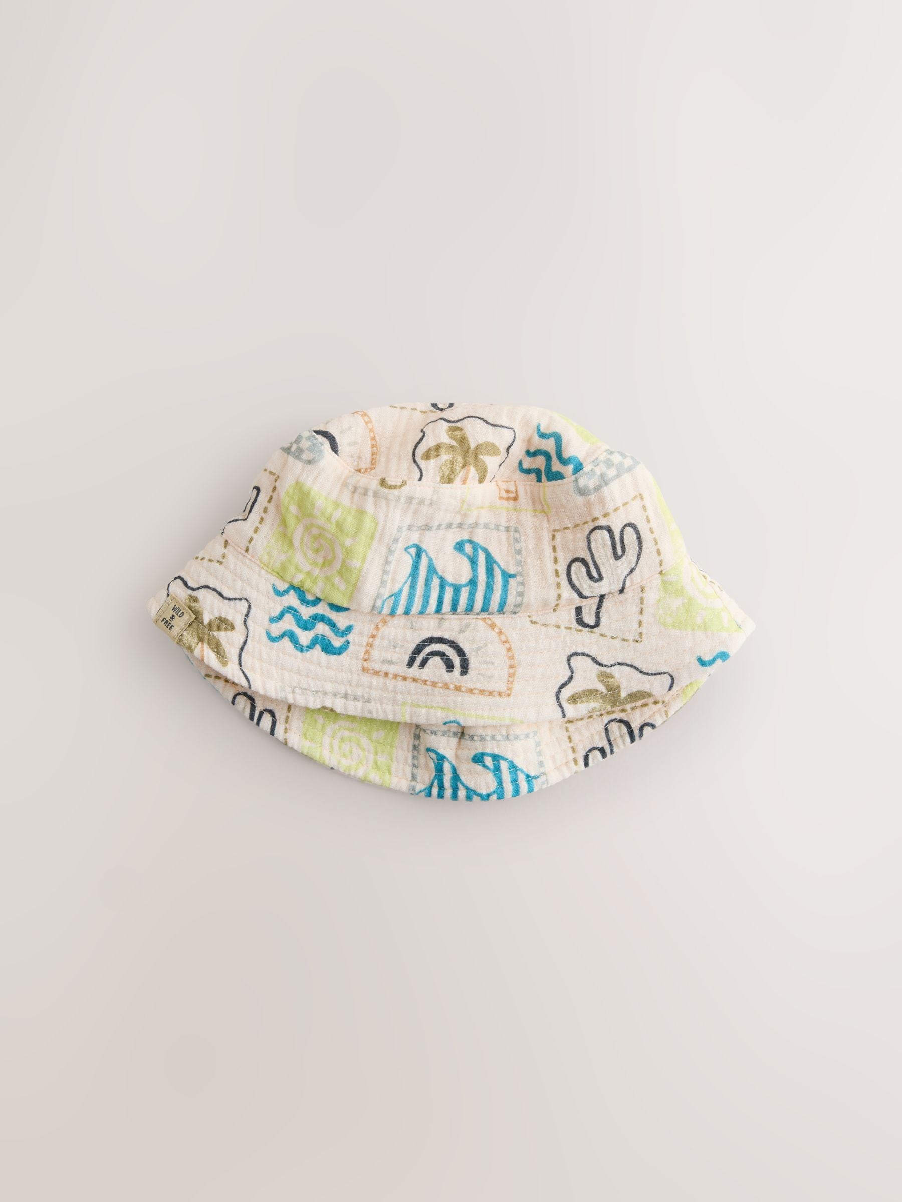Baby bucket hats grey stampy printed 2 pack, imported from the UK