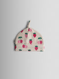 JoJo Maman Bébé pink strawberry 2-pack hats (British brand)