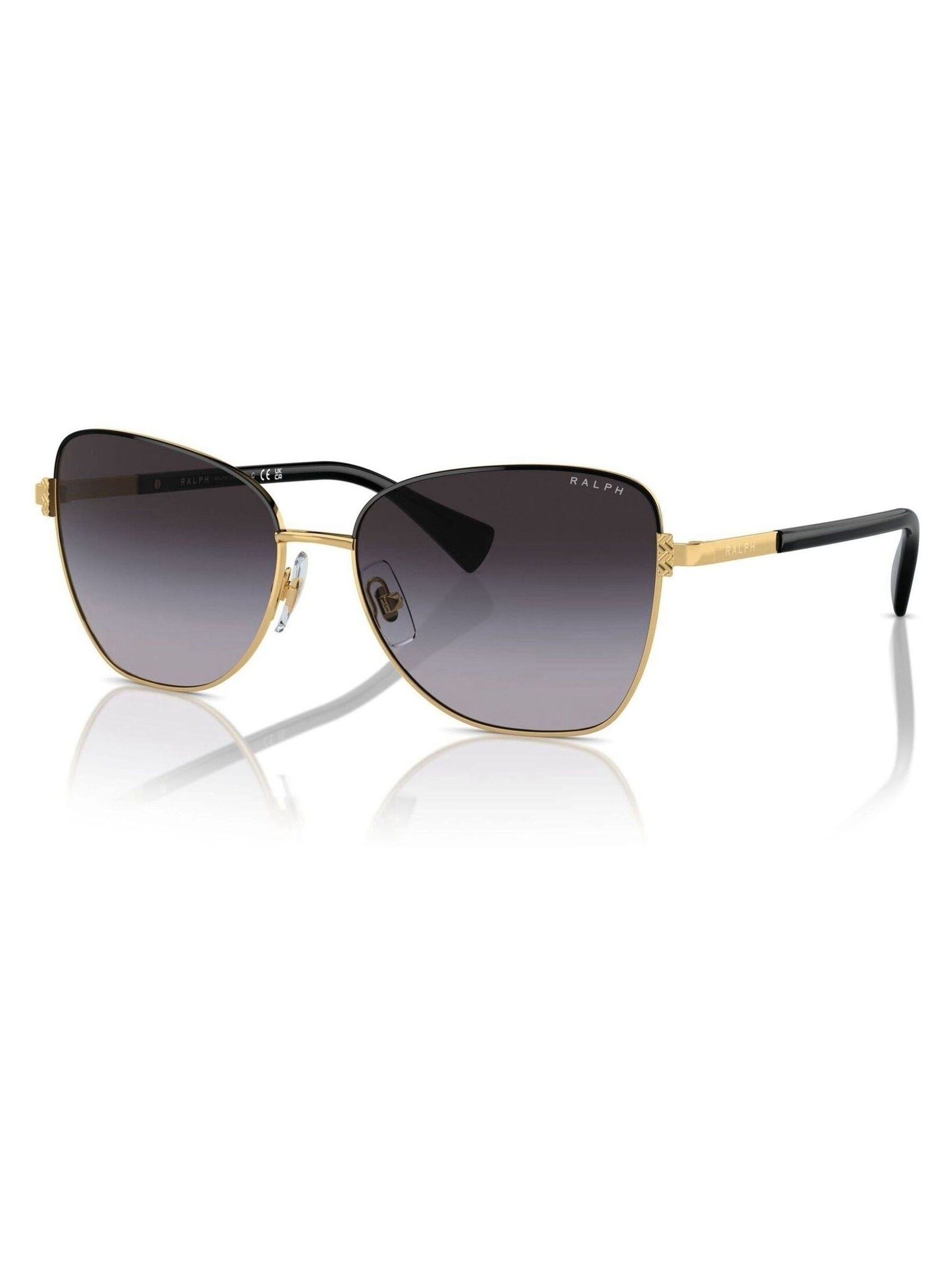 Ralph by Ralph Lauren gold butterfly sunglasses, imported from the UK
