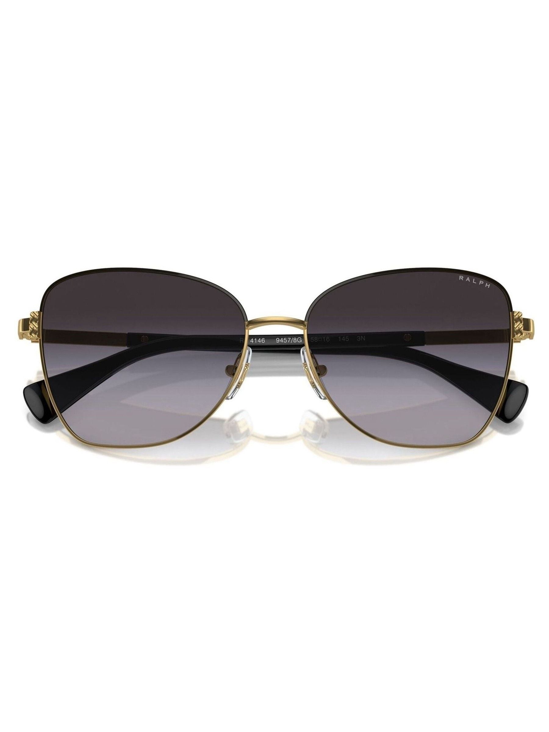 Ralph by Ralph Lauren gold butterfly sunglasses, imported from the UK