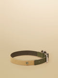 Joules khaki green dog collar - British product