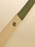 Joules khaki green dog collar - British product