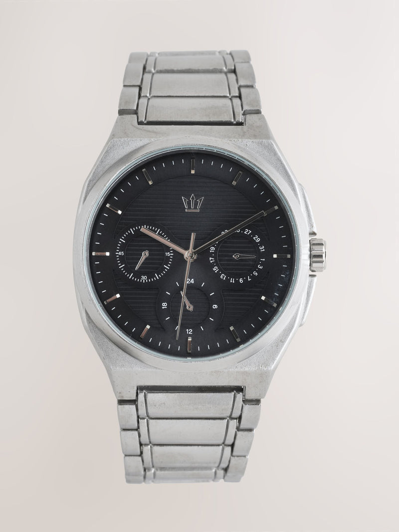 Bracelet watch brushed silver, UK version