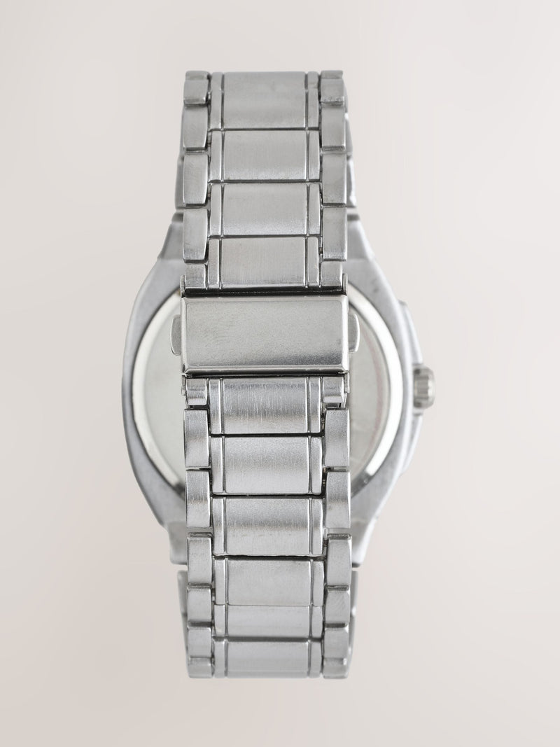 Bracelet watch brushed silver, UK version