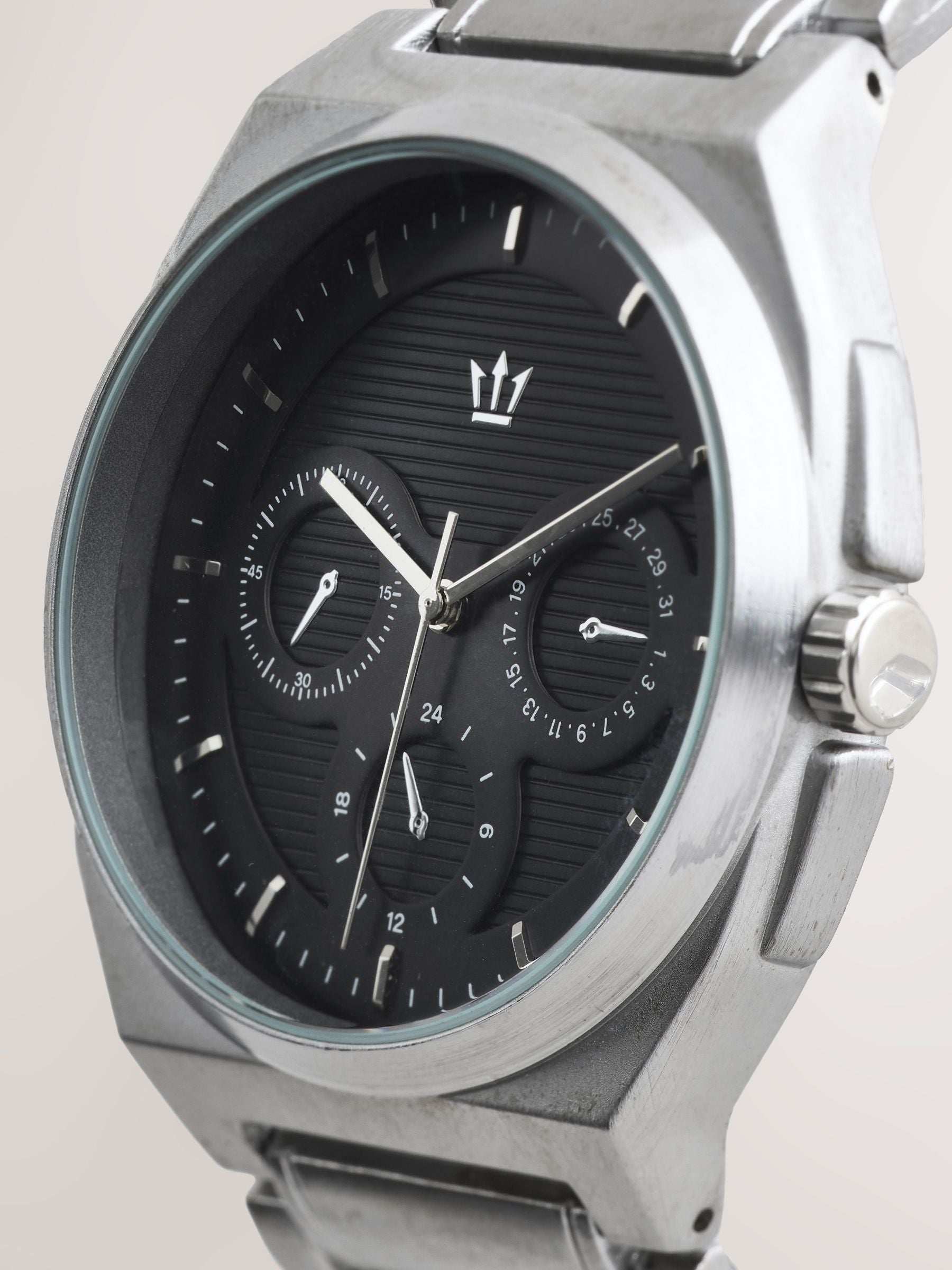 Bracelet watch brushed silver, UK version