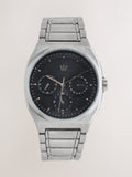 Bracelet watch brushed silver, UK version