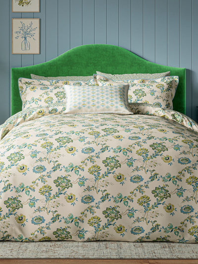 Next Land & Shore Green Orchard 100% Cotton Duvet Set- Buy online at McGrocer