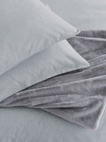 Helena Springfield Linen Cosy Faux Fur Throw 130x170cm