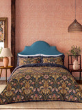 Morris & Co Navy Spring Thicket duvet set, imported from the UK