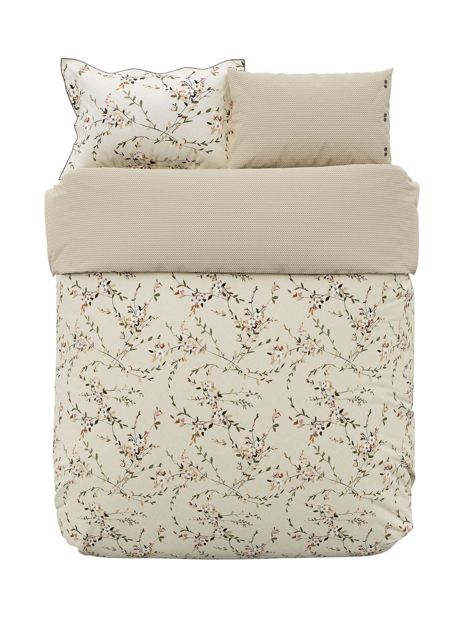 Bedeck of Belfast warm grey floral duvet set - British product