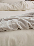 Helena Springfield faux fur throw 130x170cm - British product