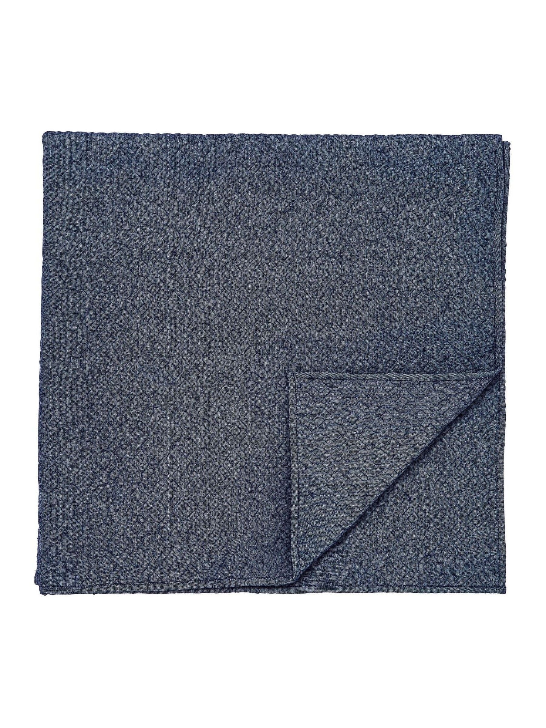 Bedeck of Belfast Elara quilted cotton throw 150x200cm (British brand)