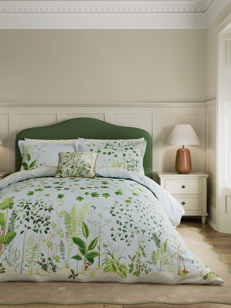 Sanderson Sky Blue Sycamore & Oak duvet set (British brand)