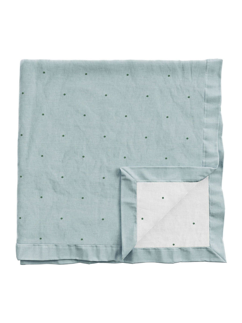 Bedeck of Belfast Sybil quilted throw duck egg blue 150x200 cm - British product