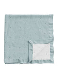 Bedeck of Belfast Sybil quilted throw duck egg blue 150x200 cm - British product
