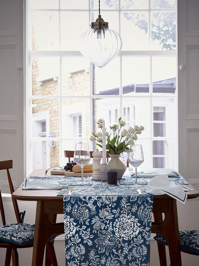 Next 100% Cotton Woven Stripe Table Runner 40x230 cm- Buy online at McGrocer