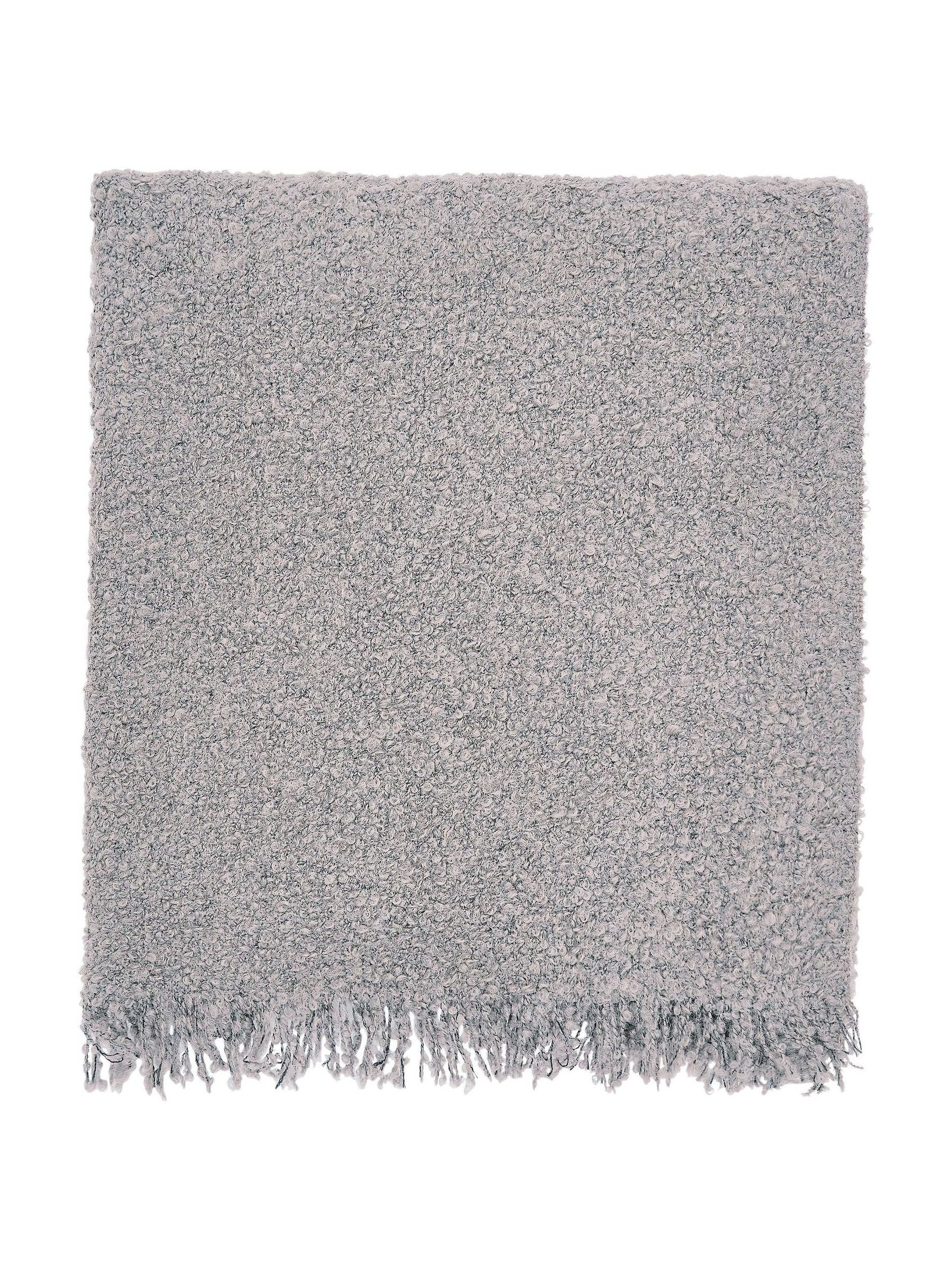 Bedeck boucle wool rich throw 130x170 cm, imported from the UK