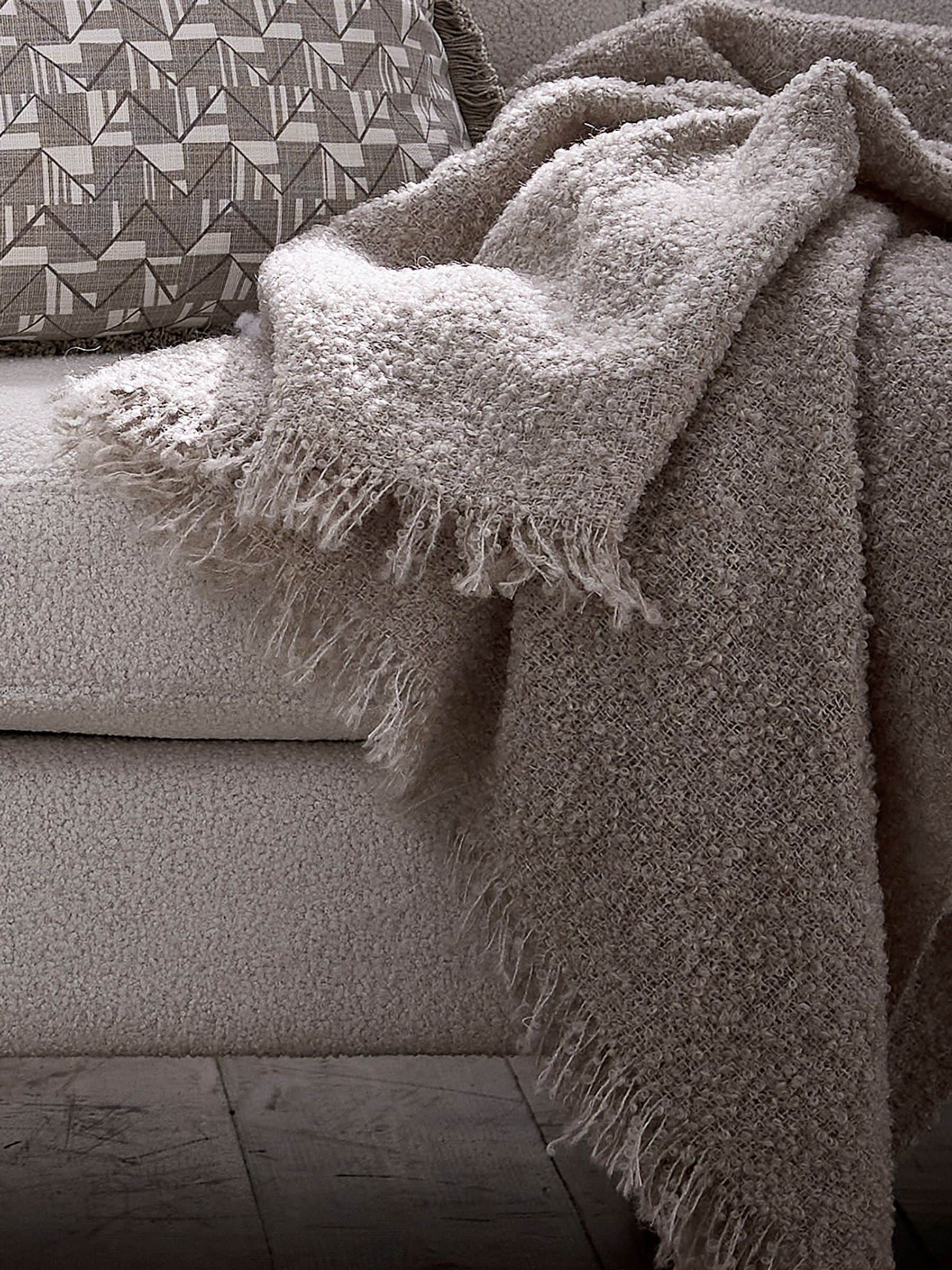 Bedeck of Belfast Linen Boucle Wool Rich Throw