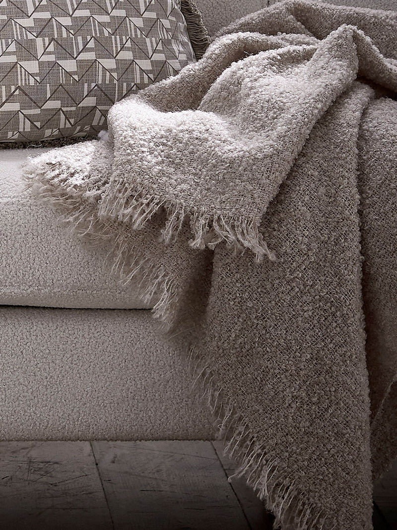 Bedeck of Belfast Linen Boucle Wool Rich Throw