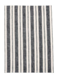 Bedeck tea towels charcoal stripe set of 2 70x50cm - British product