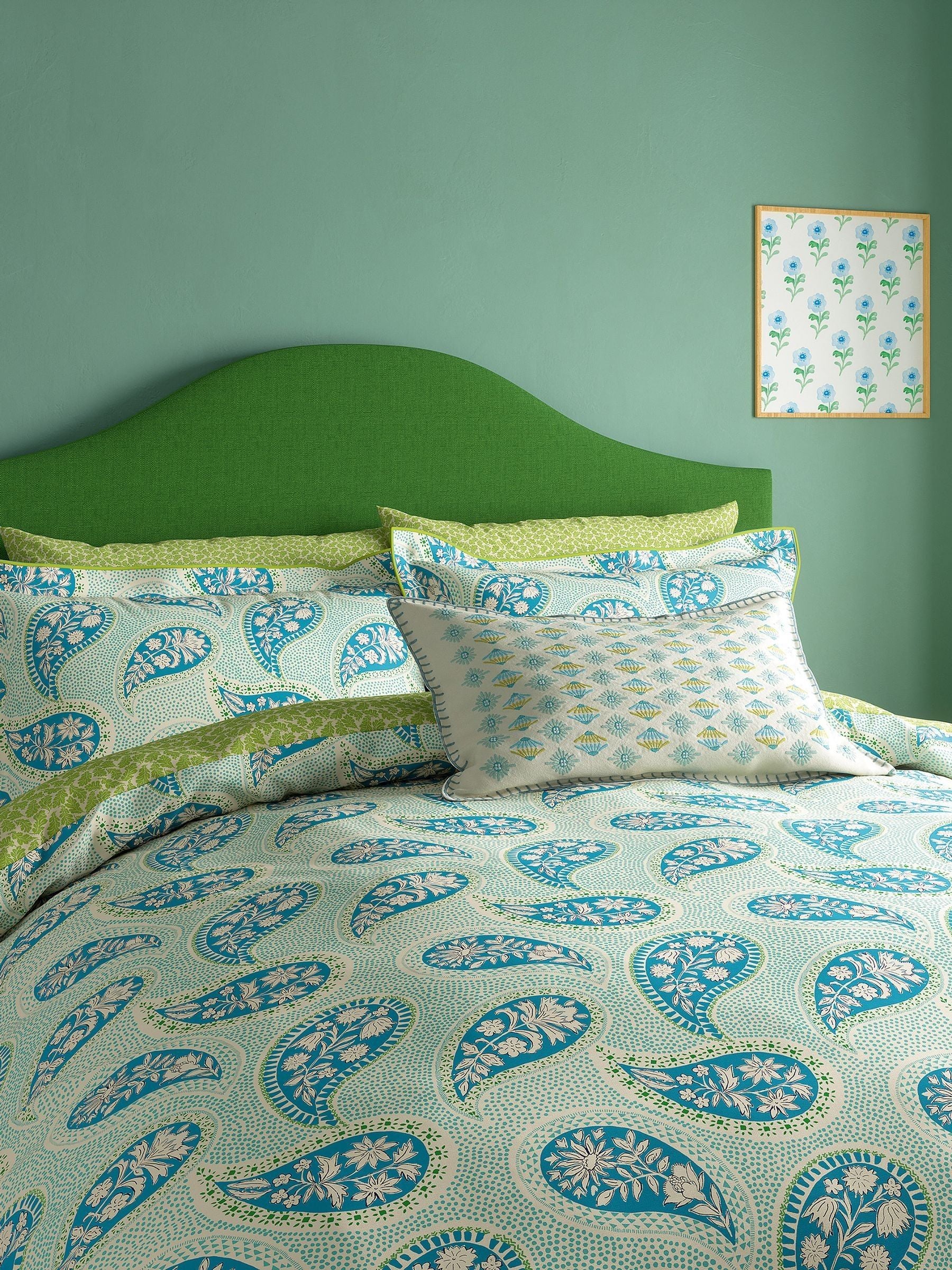 Land & Shore Green Melody duvet set, UK version