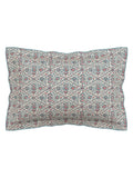 V&A red teal Indian lattice cotton duvet set (British brand)